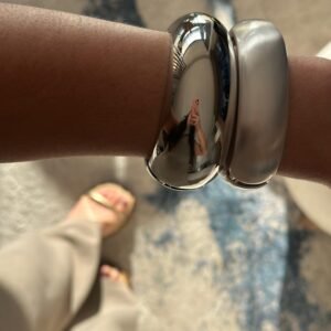 BRACELETE MAXI BOLD PRATA LISO