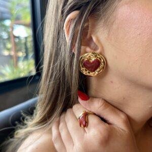 Conjunto Brinco e Anel Isadora