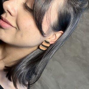 Brinco Orgânico Cintia - Marrom